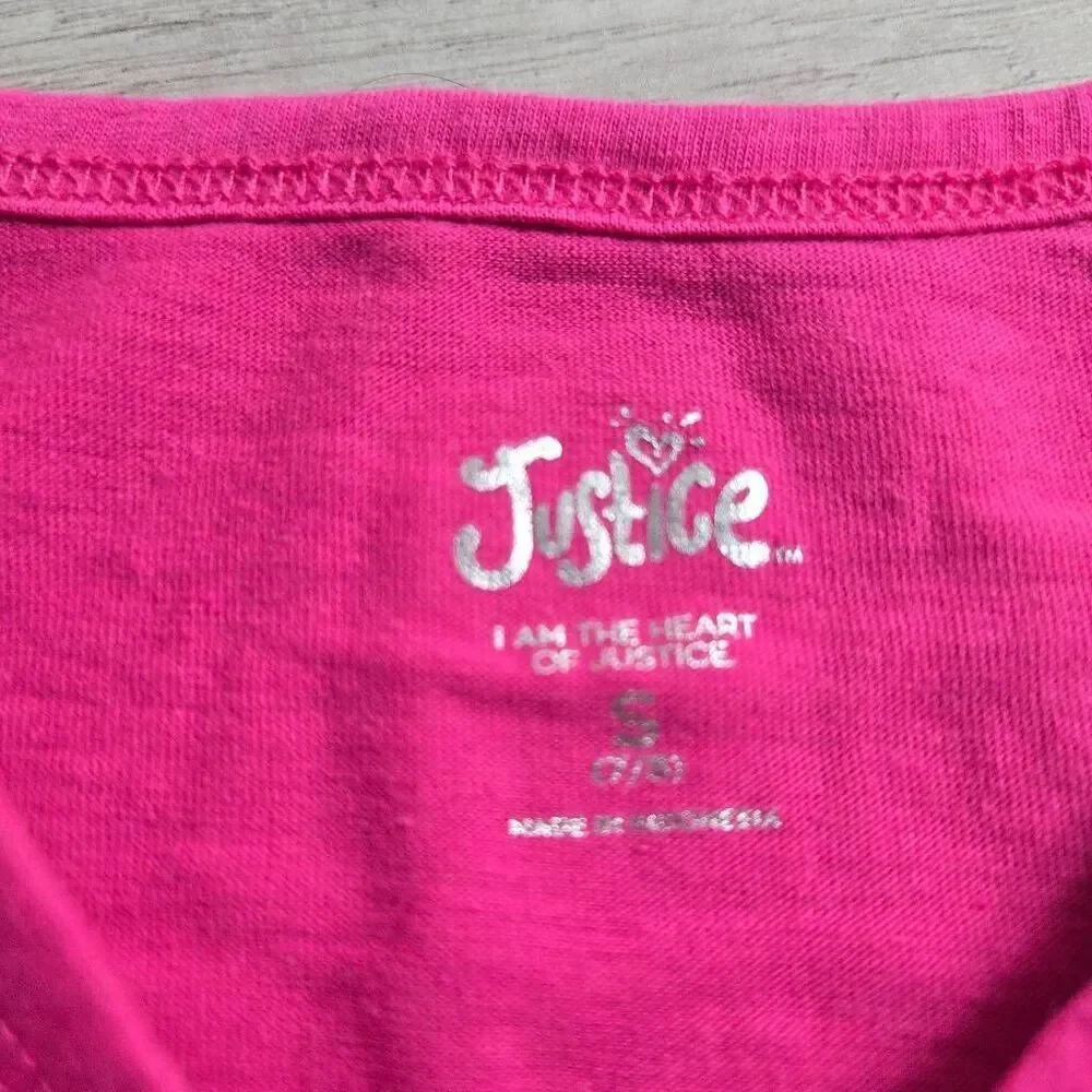 Justice crop shirt S